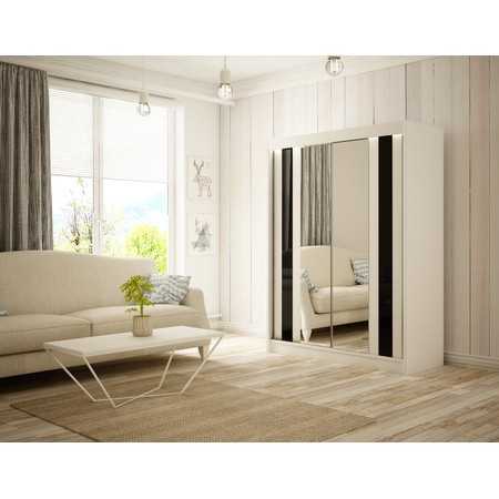 Como Gardróbszekrény - 200 cm Vanília Sonoma tölgy Furniture