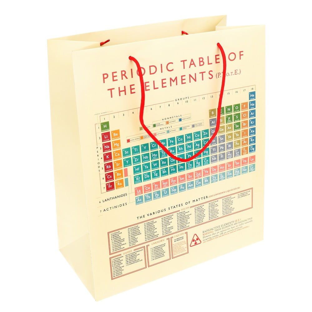 Ajándéktáska 29x34 cm Periodic Table - Rex London