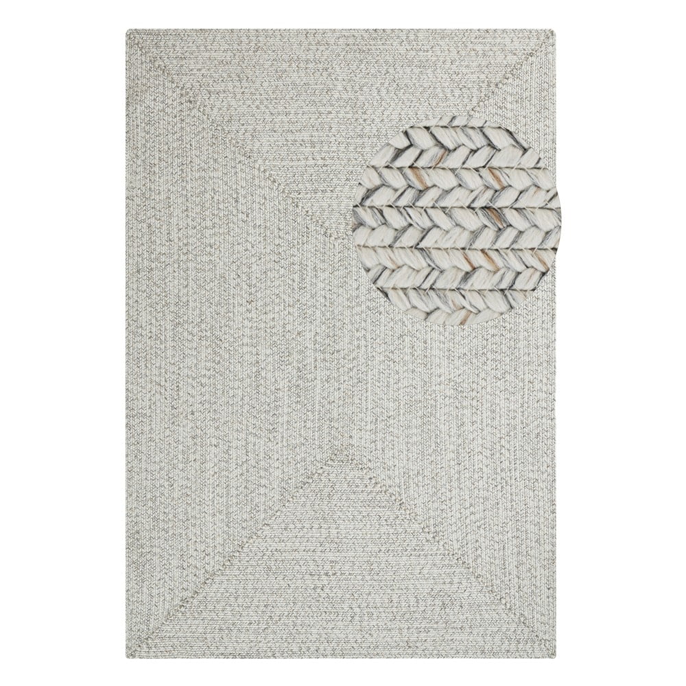 Fehér-bézs kültéri szőnyeg 150x80 cm - NORTHRUGS