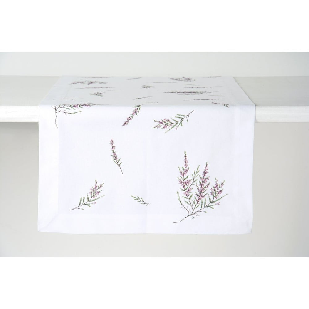 Organikus pamut asztali futó 150x45 cm Calluna Vulgaris - IHR